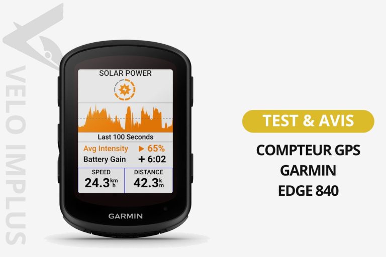 Garmin Edge 840 compteur arriere et test